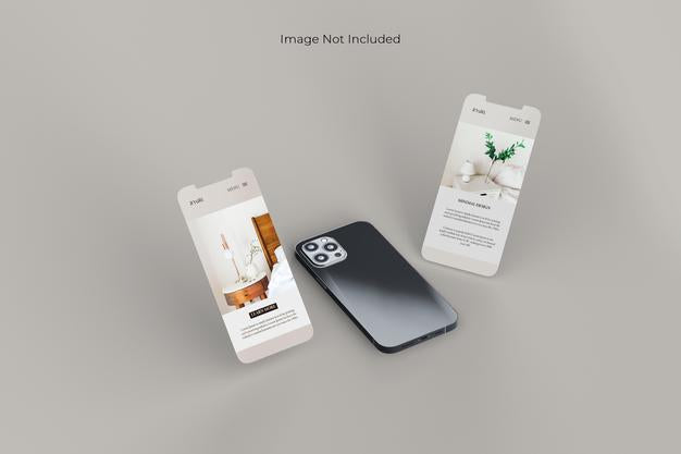 Free Full Screen Smartphone Mockup Design Psd