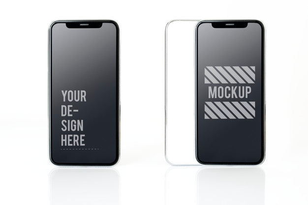 Free Full Screen Smartphone Mockup Design Psd