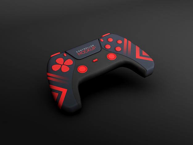 Free Gaming Controller Mockup Psd