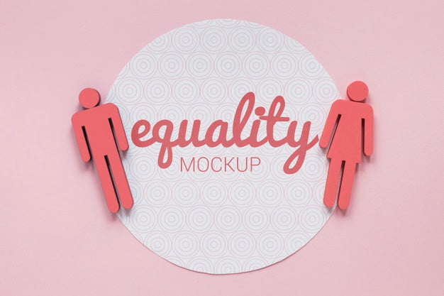 Free Gender Equality Concept Mock-Up Psd