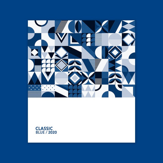 Free Geometric Poster Color Of The Year 2020 Psd