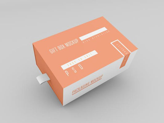 Free Gift Box Mockup Psd