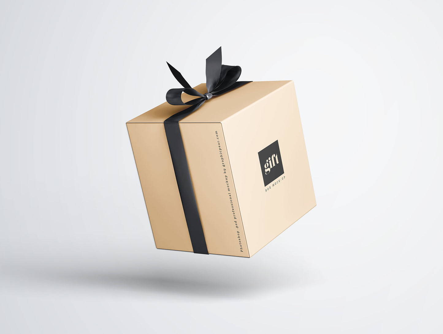 Free Gift Box Mockup