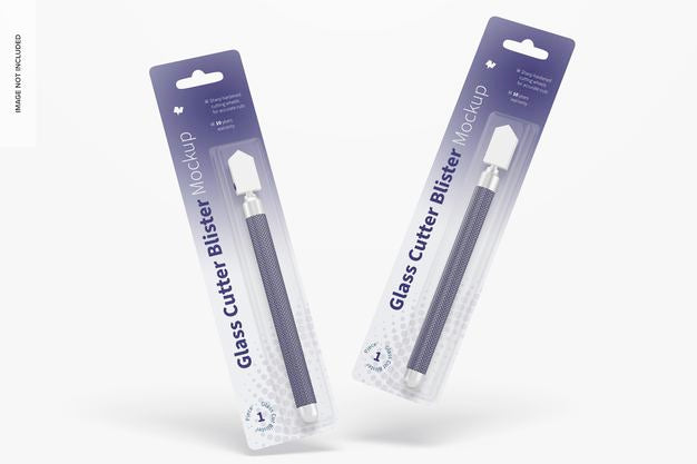 Free Glass Cutter Blisters Mockup Psd