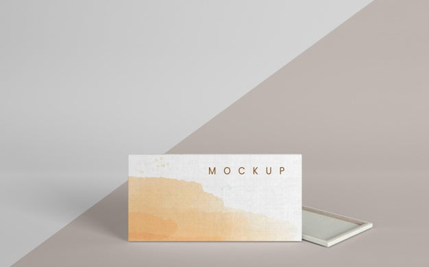 Free Gradient Watercolor Painting On Canvas Psd