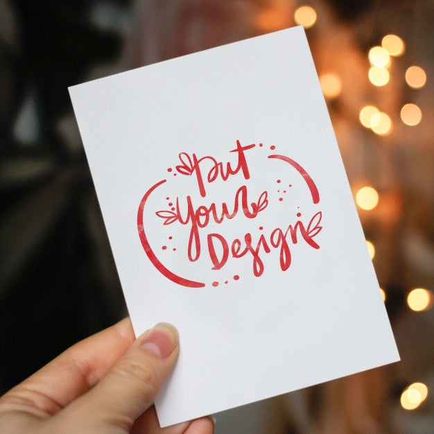 Free Greeting Cards Template Design Psd