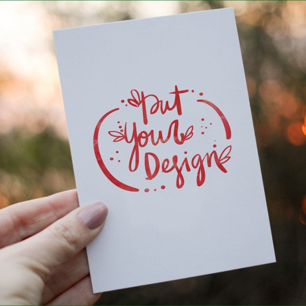 Free Greeting Cards Template Design Psd