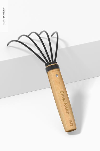 Free Handheld Claw Rake Mockup Psd