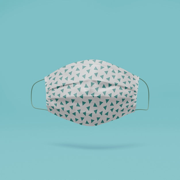 Free Handmade Face Mask With Mock-Up Psd