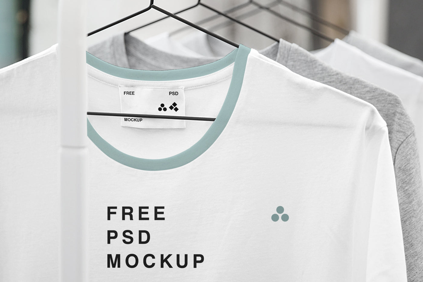 Free Hanging T-Shirt Mockup