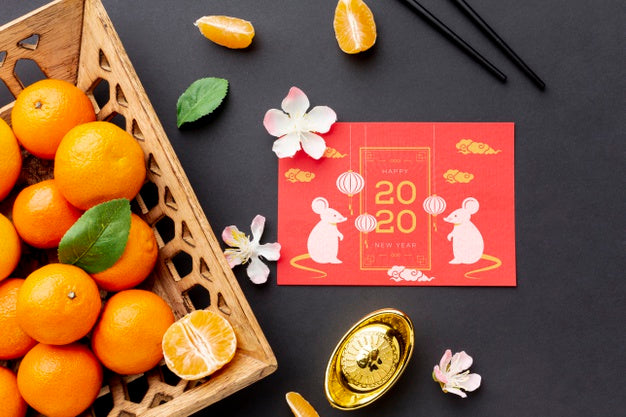 Free Happy Chinese New Year Mock-Up Psd