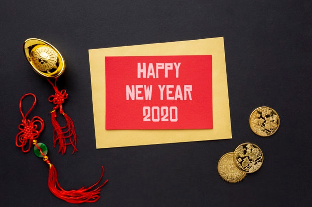 Free Happy Chinese New Year Mock-Up Psd