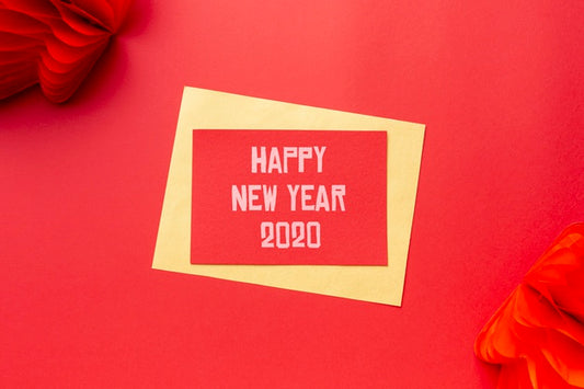 Free Happy Chinese New Year Mock-Up Psd