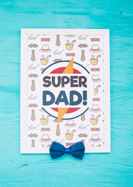 Free Happy Father'S Day Concept Mock-Up Psd