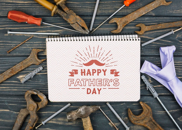 Free Happy Father'S Day Concept Mock-Up Psd