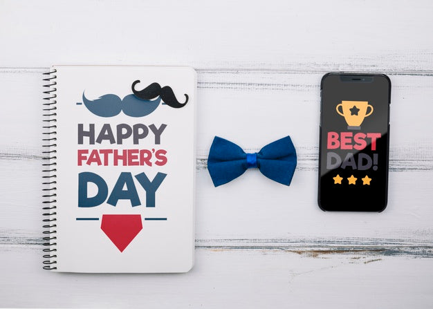 Free Happy Father'S Day Concept Mock-Up Psd