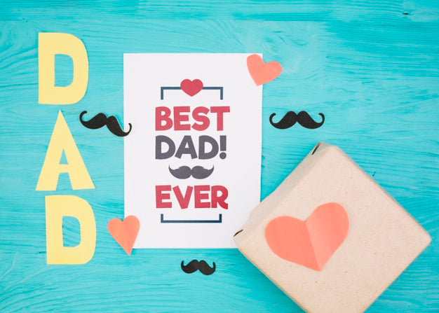 Free Happy Father'S Day Concept Mock-Up Psd