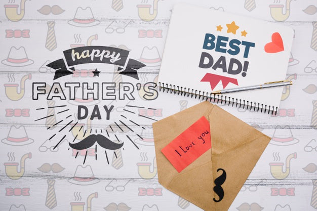 Free Happy Father'S Day Concept Mock-Up Psd