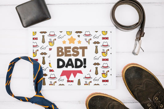 Free Happy Father'S Day Concept Mock-Up Psd