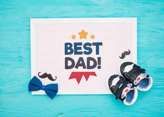 Free Happy Father'S Day Concept Mock-Up Psd