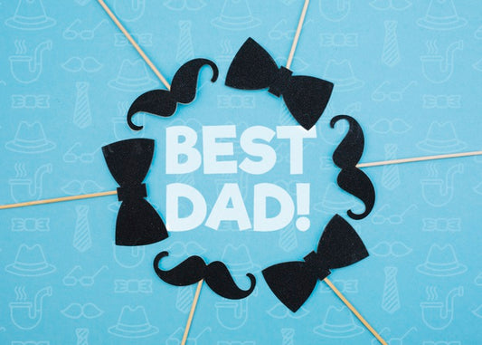 Free Happy Father'S Day Concept Mock-Up Psd