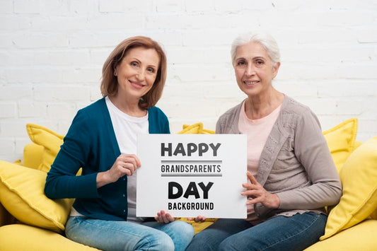 Free Happy Grandparent'S Day Concept Psd