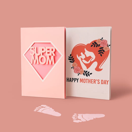 Free Happy Mother'S Day Card With Mock-Up Psd