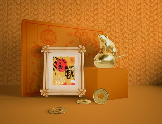 Free Happy New Chinese Rat Year Psd