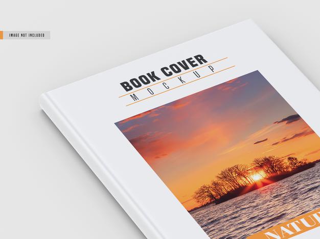 Free Hard Book Cover Mockup Psd