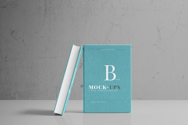 Free Hard Cover Book Mockup Psd