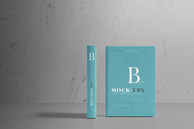 Free Hard Cover Book Mockup Psd