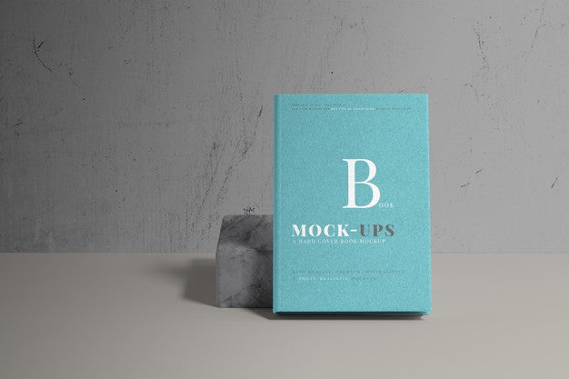 Free Hard Cover Book Mockup Psd