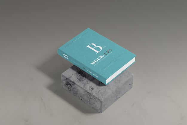 Free Hard Cover Book Mockup Psd