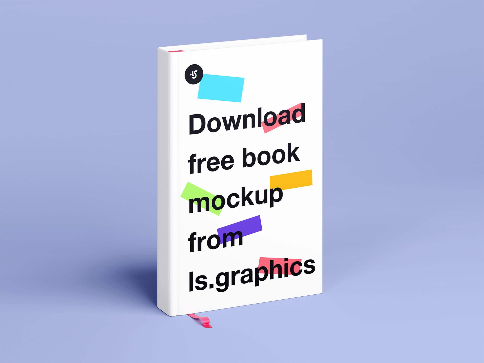 Free Hard Cover Book Mockup