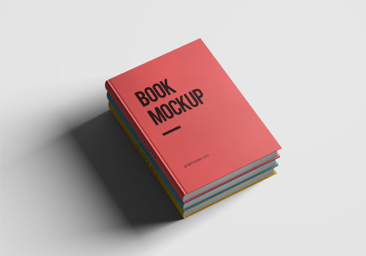 Free Hardcover Book Mockup Photoshop