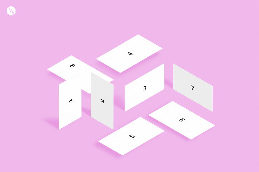 Free Perspective Empty Business Cards Mockups in Multiple Angles