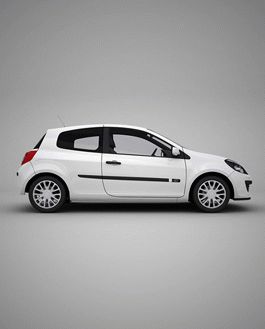 Free Hatchback Car Mockup