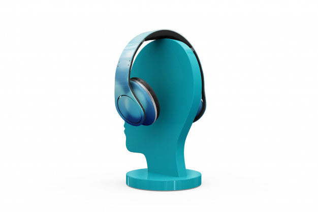 Free Headphones Mock-Up Isolated Psd