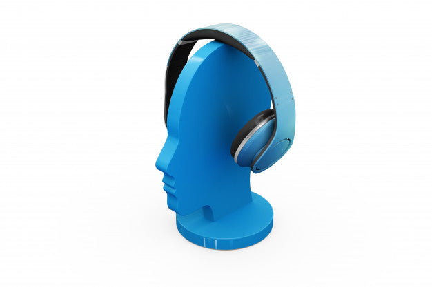 Free Headphones Mock-Up Isolated Psd