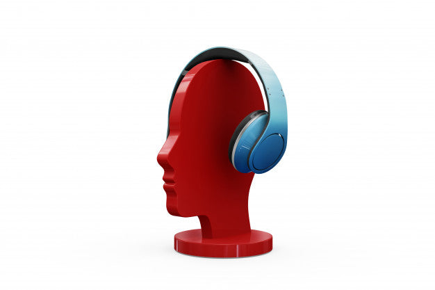 Free Headphones Mock-Up Isolated Psd