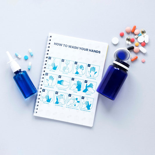 Free Health Medicine On Table Psd