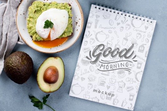 Free Healthy Breakfast Concept Mock-Up Psd