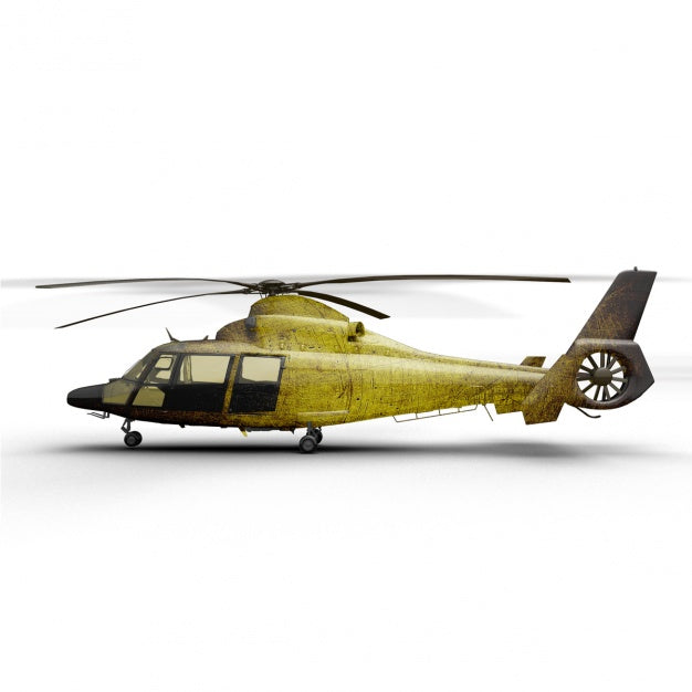 Free Helicopter Mock Up Design Psd