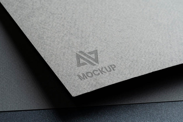 Free High View Corporate Identity Mock-Up Logo Psd