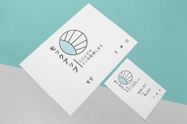 Free High View Different Types Of Asian Mock-Up Document Psd