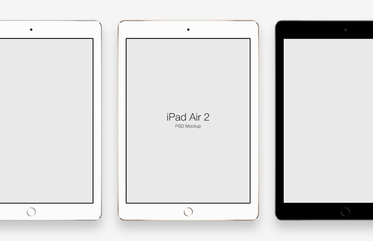 Free iPad Air 2 and iPad Mini 3 Mockups