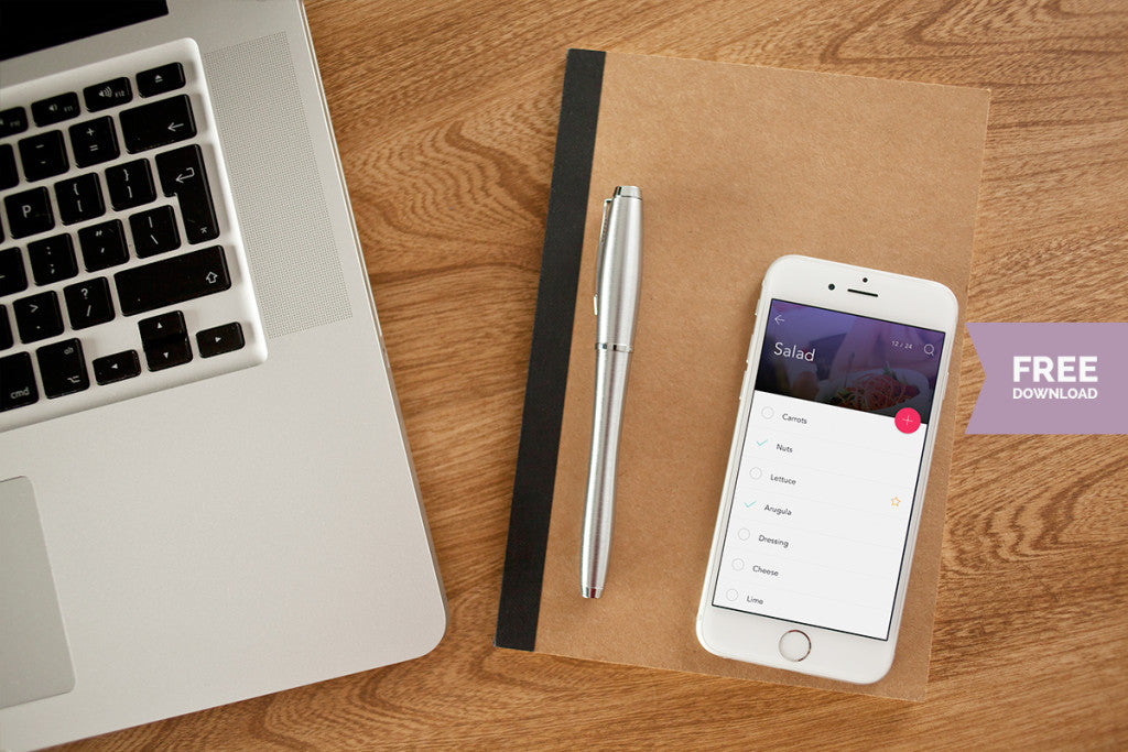 Free 2x iPhone 6 Photo Mockups