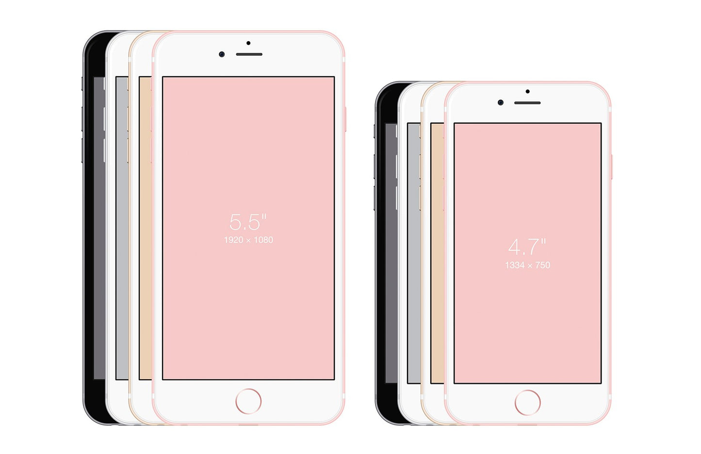 Free iPhone 6S - PSD Mockup