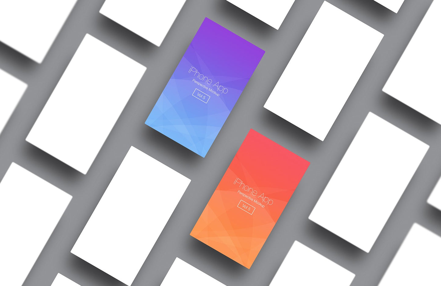 Free iPhone App Perspective Mockup