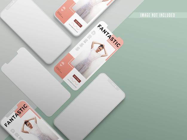 Free Instagram Minimal Social Media Post Mockup Psd